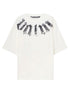 Probus Palm Angels Big Neck Logo Loose Tee Off White Black Palm Angels Big Neck Logo Loose Tee Off White Black XS