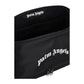 Palm Angels Curved  Logo Beauty Pouch Black White