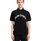 Palm Angels Curved Logo Polo S/S Black