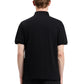 Palm Angels Curved Logo Polo S/S Black