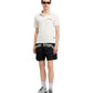 Palm Angels Curved Logo Swimshort Black Off White