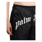 Palm Angels Curved Logo Swimshort Black Off White