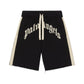 Palm Angels Curved Logo Track Sweatshorts Black