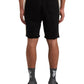 Palm Angels Curved Logo Track Sweatshorts Black