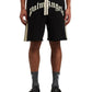 Palm Angels Curved Logo Track Sweatshorts Black