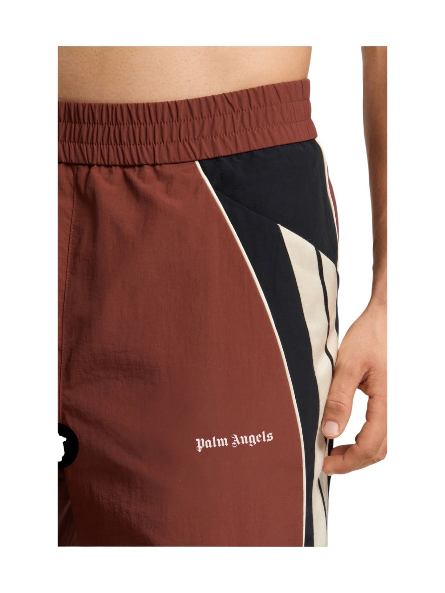 Probus Palm Angels Hollywood Nylon Pants Brown Black Palm Angels Hollywood Nylon Pants Brown Black M