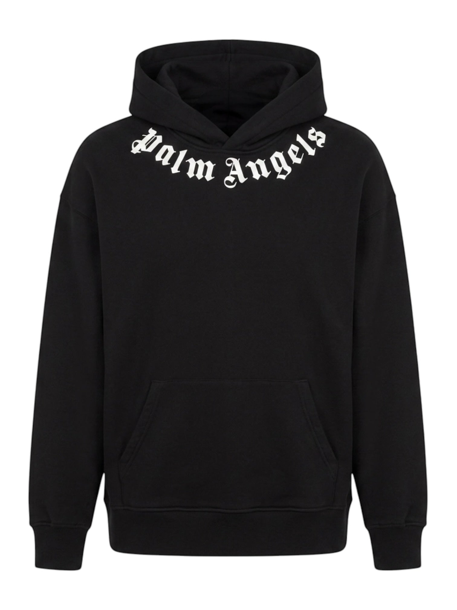 Probus Palm Angels Neck Logo Regular Hoodie Black Off White Palm Angels Neck Logo Regular Hoodie Black Off White XS