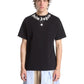 Probus Palm Angels Neck Logo Regular Tee Black Off White Palm Angels Neck Logo Regular Tee Black Off White S