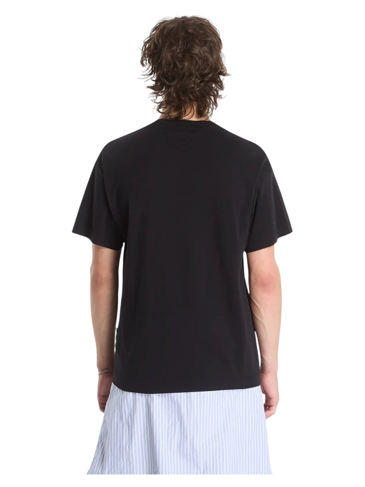 Probus Palm Angels Neck Logo Regular Tee Black Off White Palm Angels Neck Logo Regular Tee Black Off White S