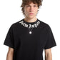Probus Palm Angels Neck Logo Regular Tee Black Off White Palm Angels Neck Logo Regular Tee Black Off White S