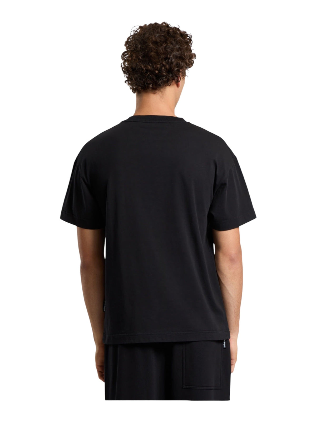 Probus Palm Angels Stamp Logo Regular Tee Black Off White Palm Angels Stamp Logo Regular Tee Black Off White S