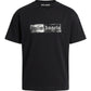 Probus Palm Angels Stamp Logo Regular Tee Black Off White Palm Angels Stamp Logo Regular Tee Black Off White S