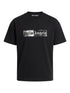 Probus Palm Angels Stamp Logo Regular Tee Black Off White Palm Angels Stamp Logo Regular Tee Black Off White S