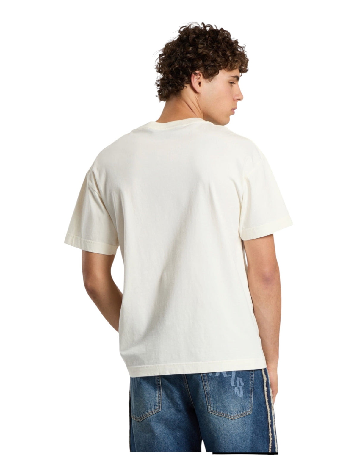 Probus Palm Angels Stamp Logo Regular Tee Off White Black Palm Angels Stamp Logo Regular Tee Off White Black XS