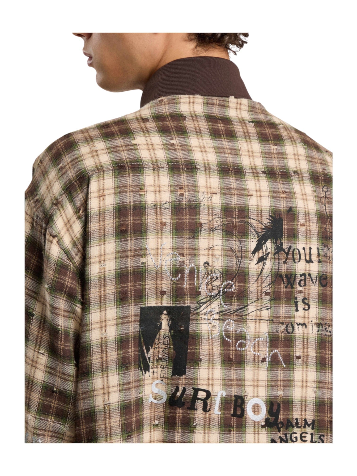 Probus Palm Angels Surfer Dream Check Loose Shirt L/S Multi Black Palm Angels Surfer Dream Check Loose Shirt L/S Multi Black S
