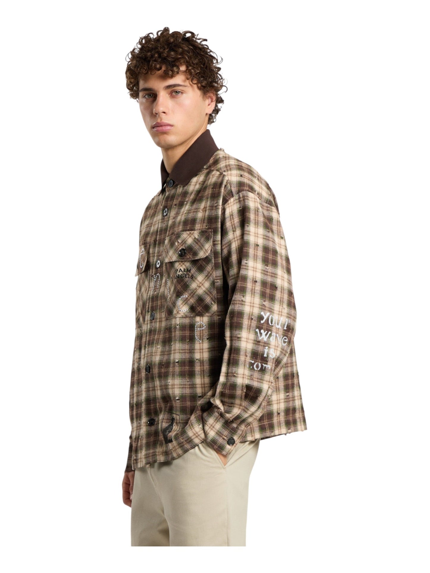 Probus Palm Angels Surfer Dream Check Loose Shirt L/S Multi Black Palm Angels Surfer Dream Check Loose Shirt L/S Multi Black S