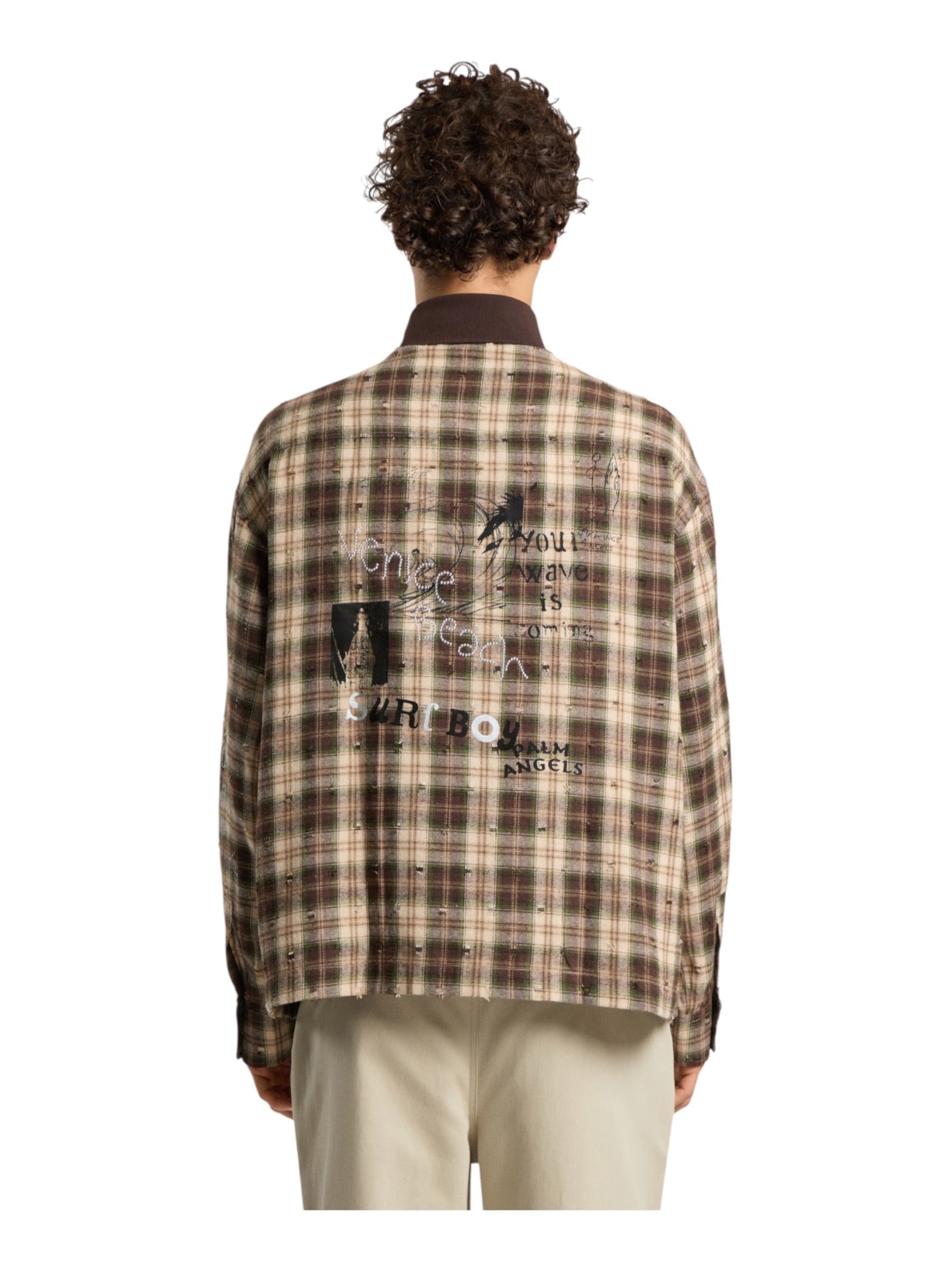 Probus Palm Angels Surfer Dream Check Loose Shirt L/S Multi Black Palm Angels Surfer Dream Check Loose Shirt L/S Multi Black S