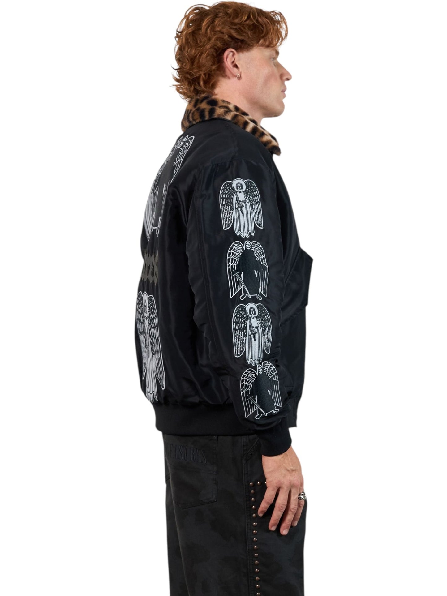Pleasures Angel Demon Flight Jacket Black