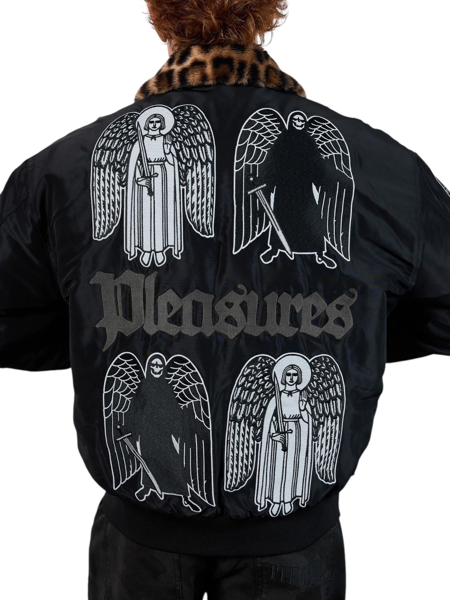 Pleasures Angel Demon Flight Jacket Black