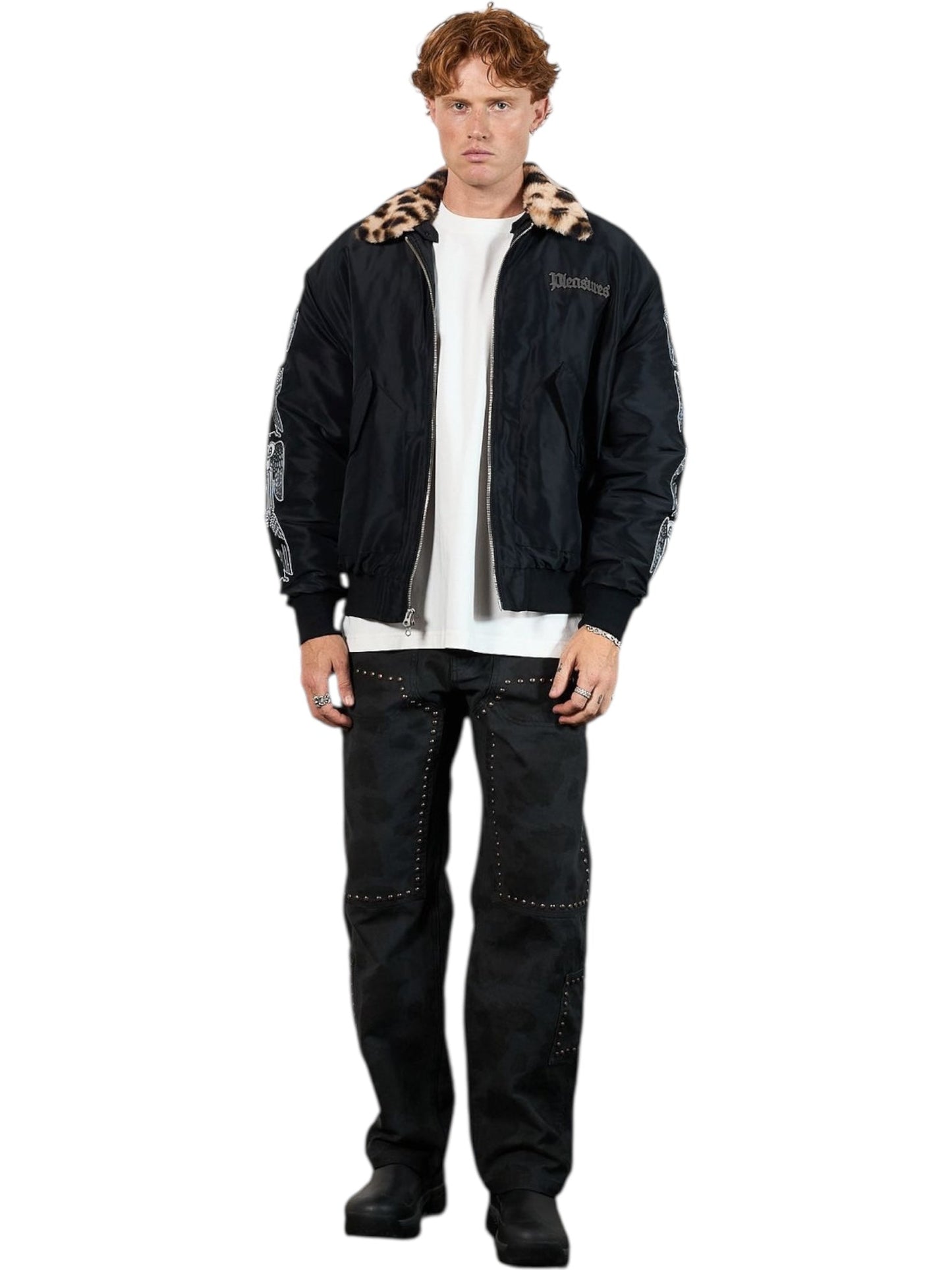 Pleasures Angel Demon Flight Jacket Black