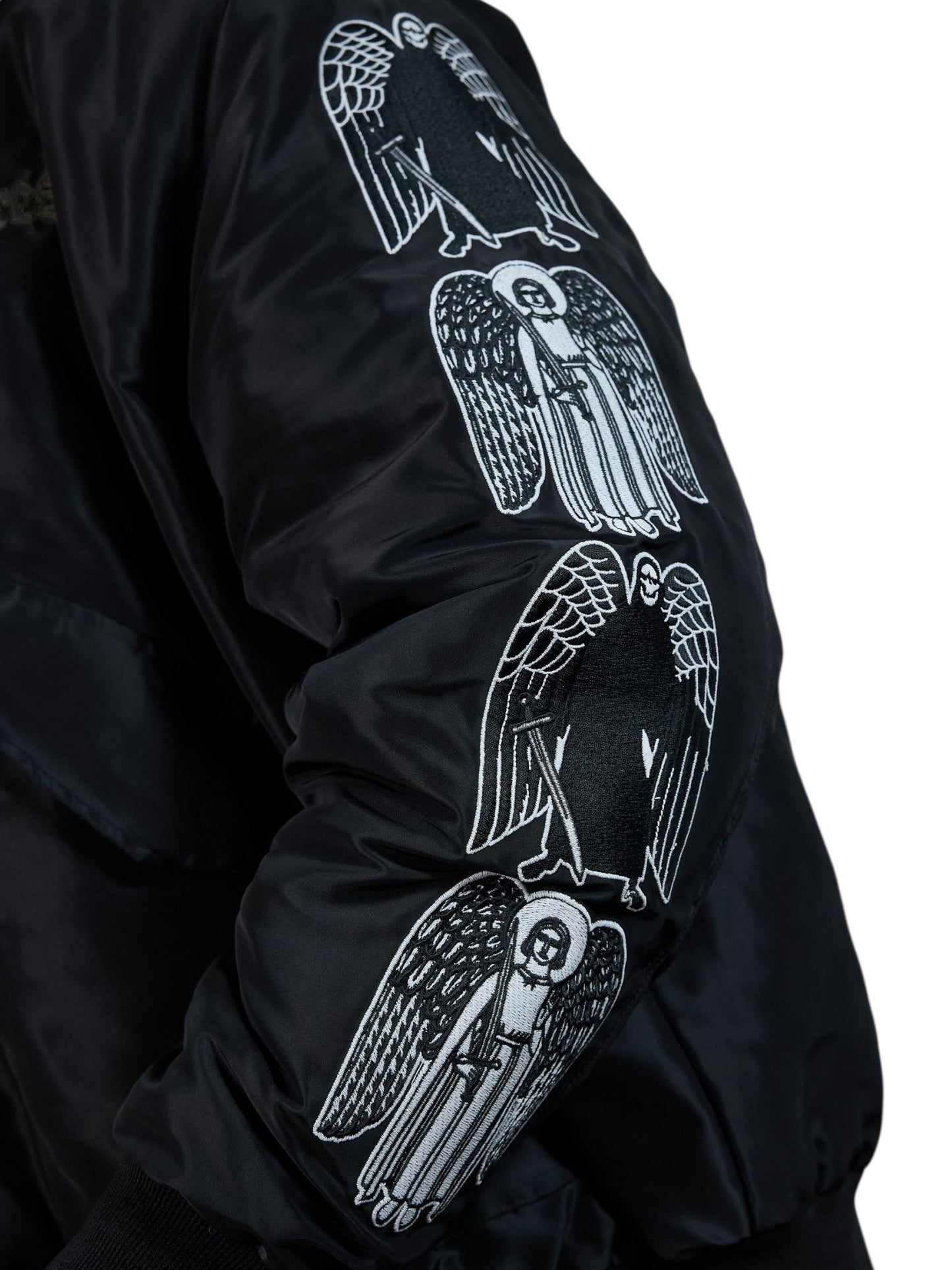 Pleasures Angel Demon Flight Jacket Black