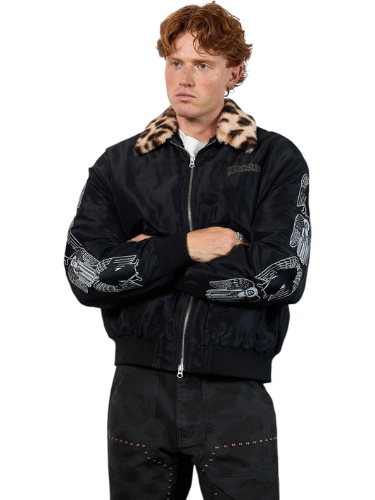Pleasures Angel Demon Flight Jacket Black