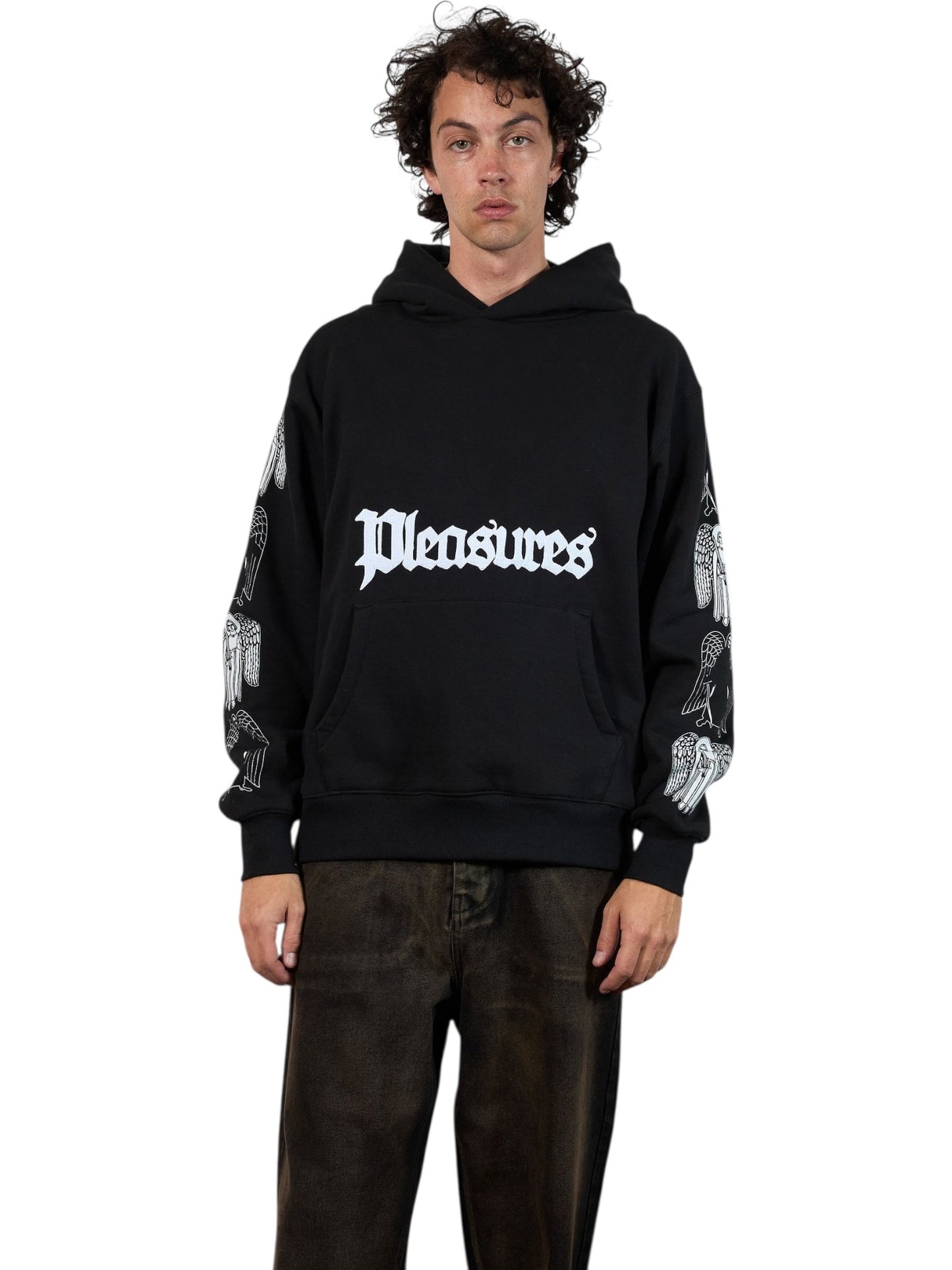 Pleasures Angel Demon Hoodie Black