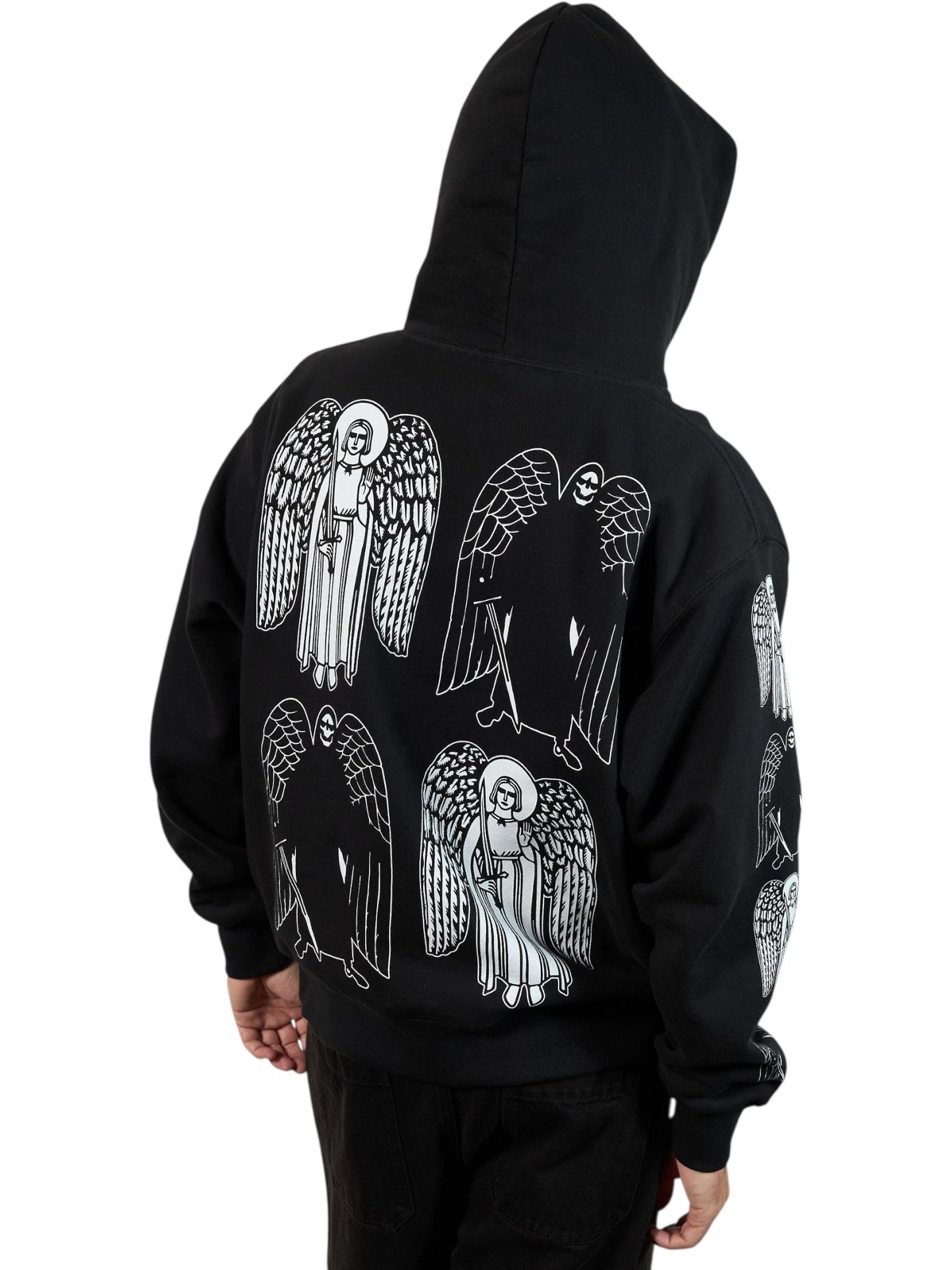 Pleasures Angel Demon Hoodie Black