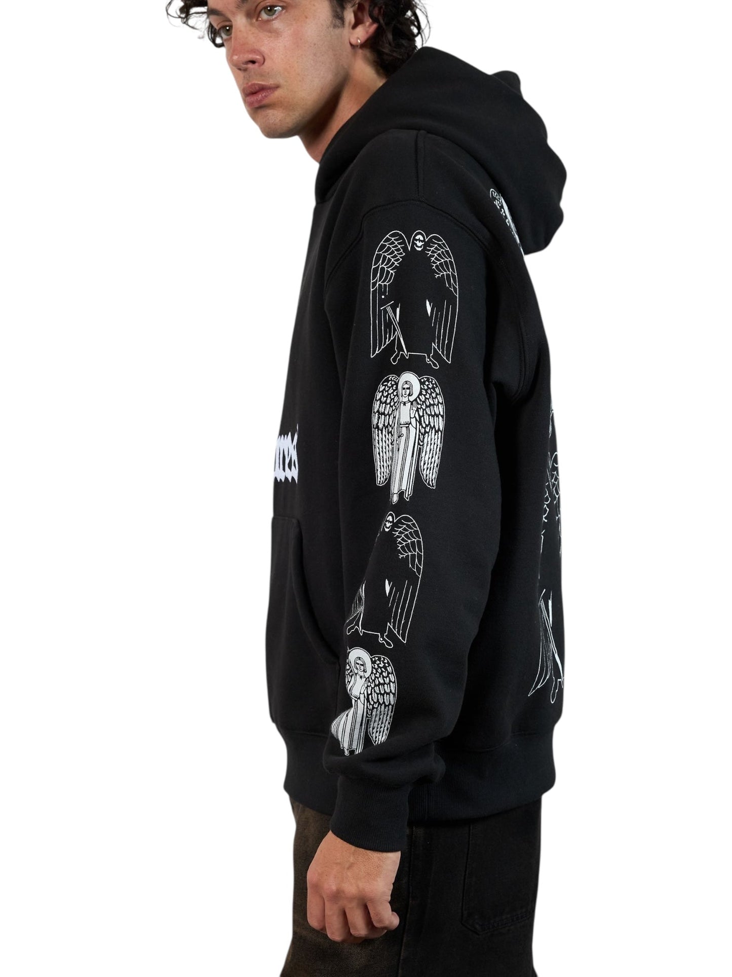 Pleasures Angel Demon Hoodie Black