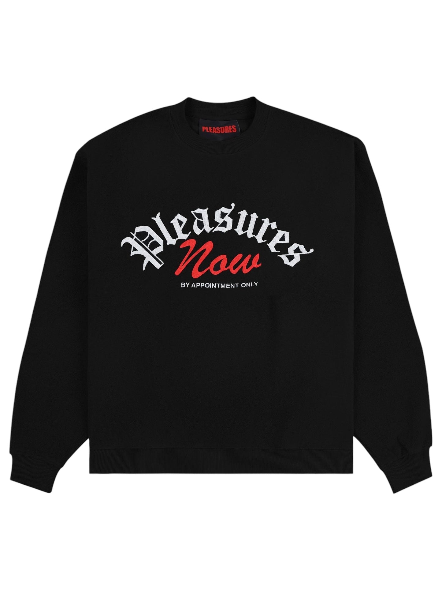 Pleasures Appointment Fleece Crew Black