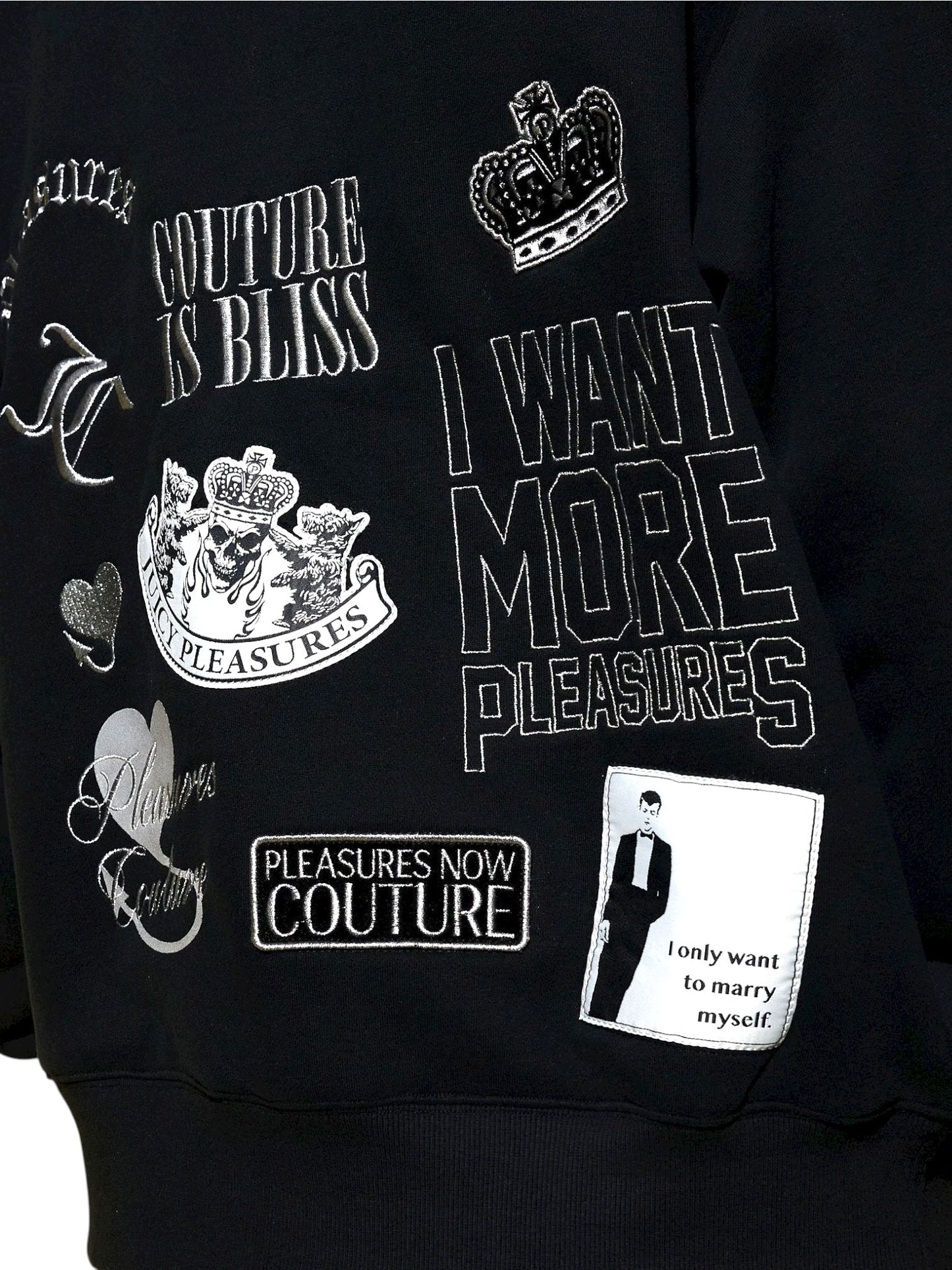 Pleasures Bliss Hoodie Black