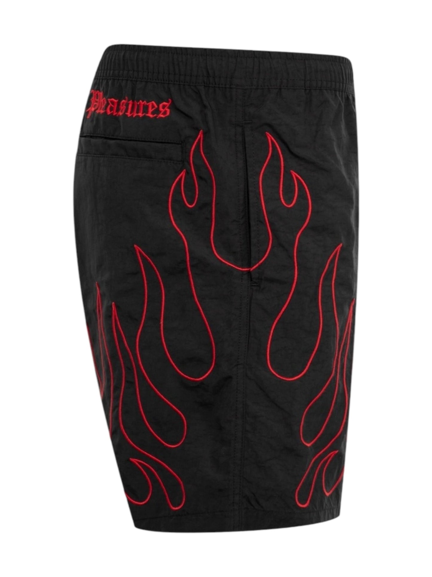 Pleasures Fiery Running Shorts Black