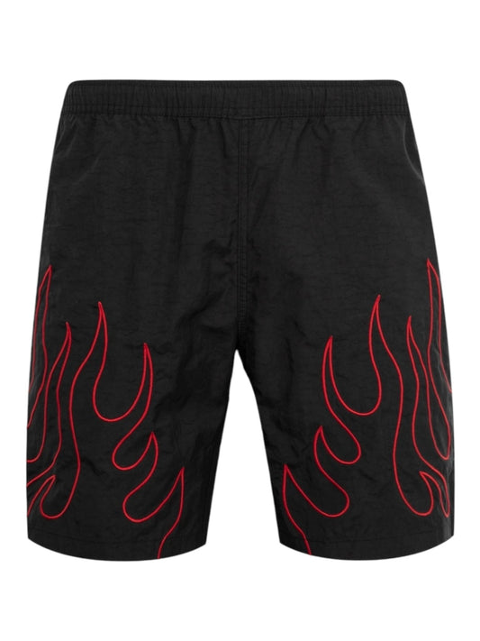 Pleasures Fiery Running Shorts Black