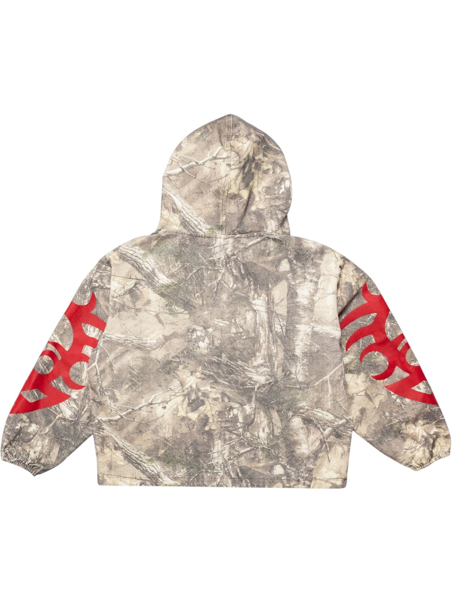 Pleasures Hunt Canvas Poncho Hoodie Camo