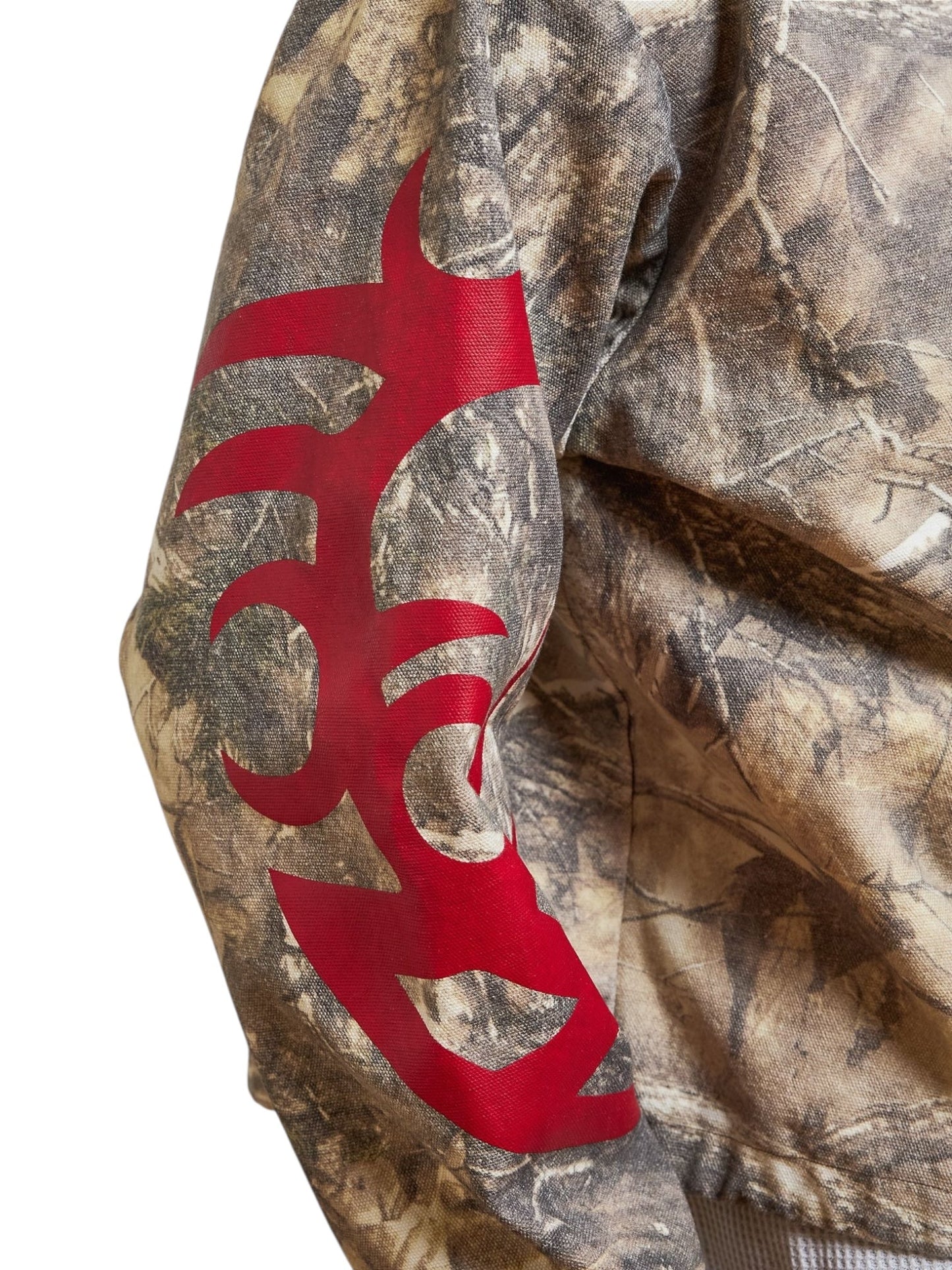 Pleasures Hunt Canvas Poncho Hoodie Camo