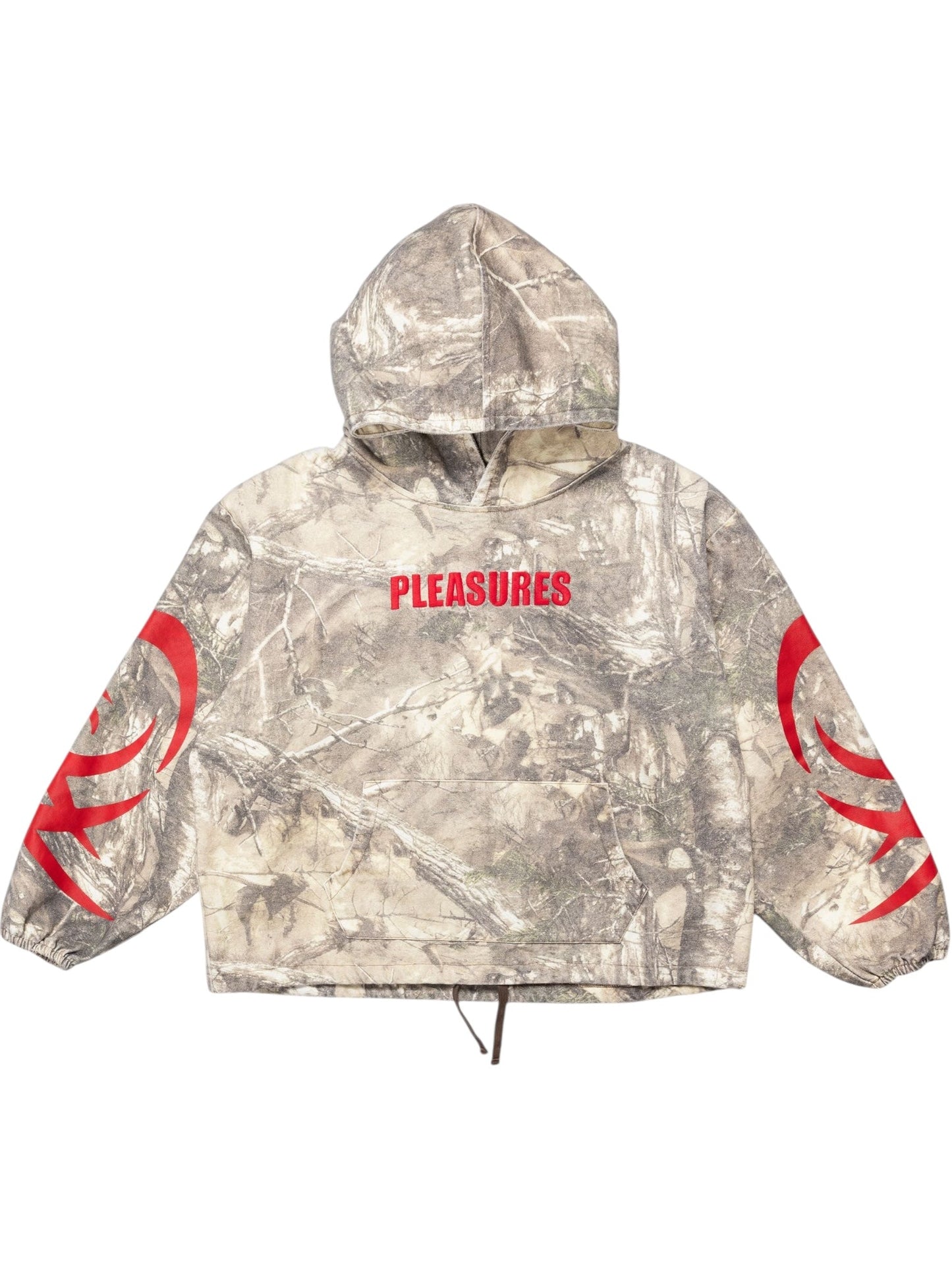 Pleasures Hunt Canvas Poncho Hoodie Camo