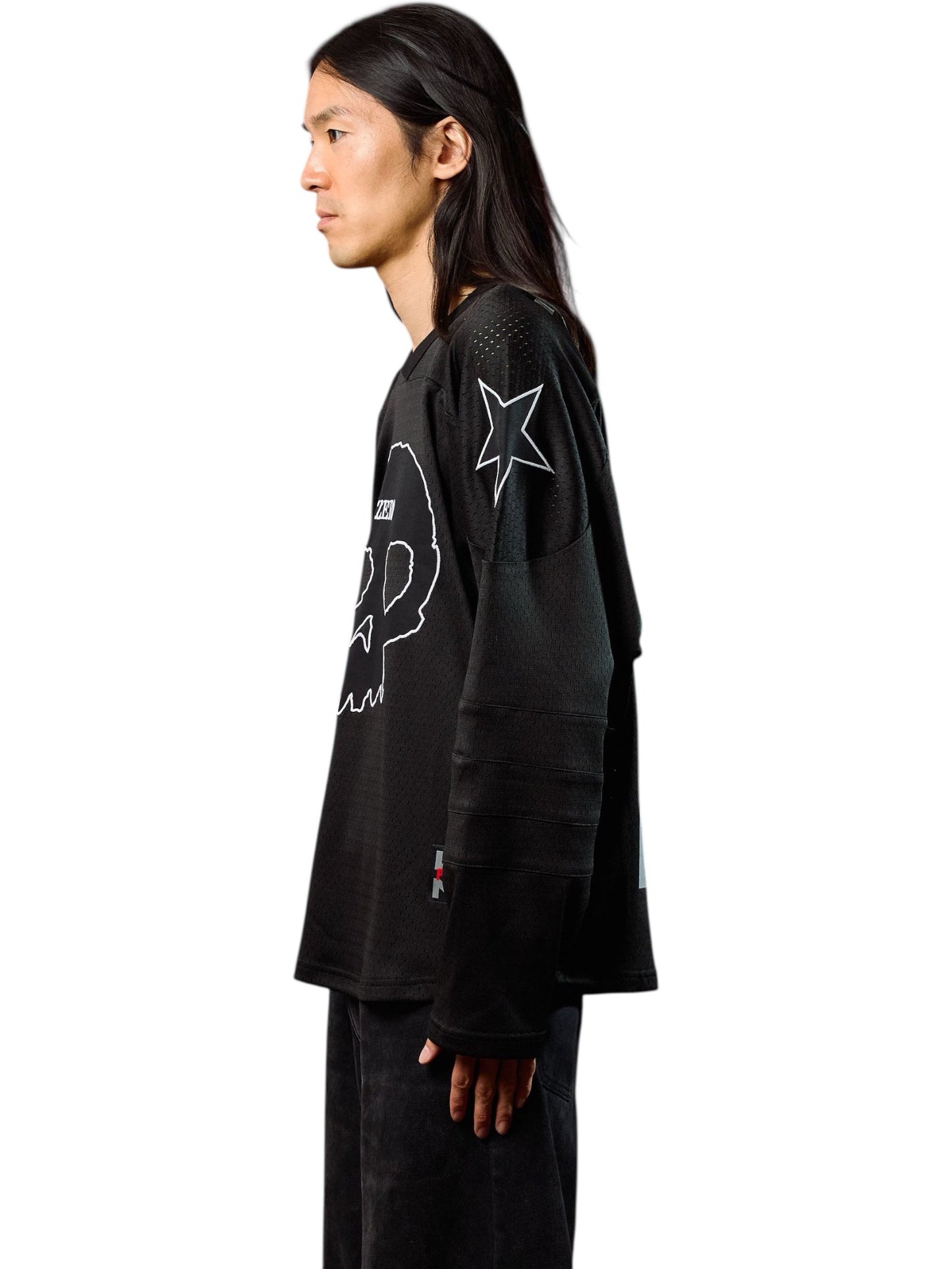 Pleasures Jamie Hockey Jersey Black