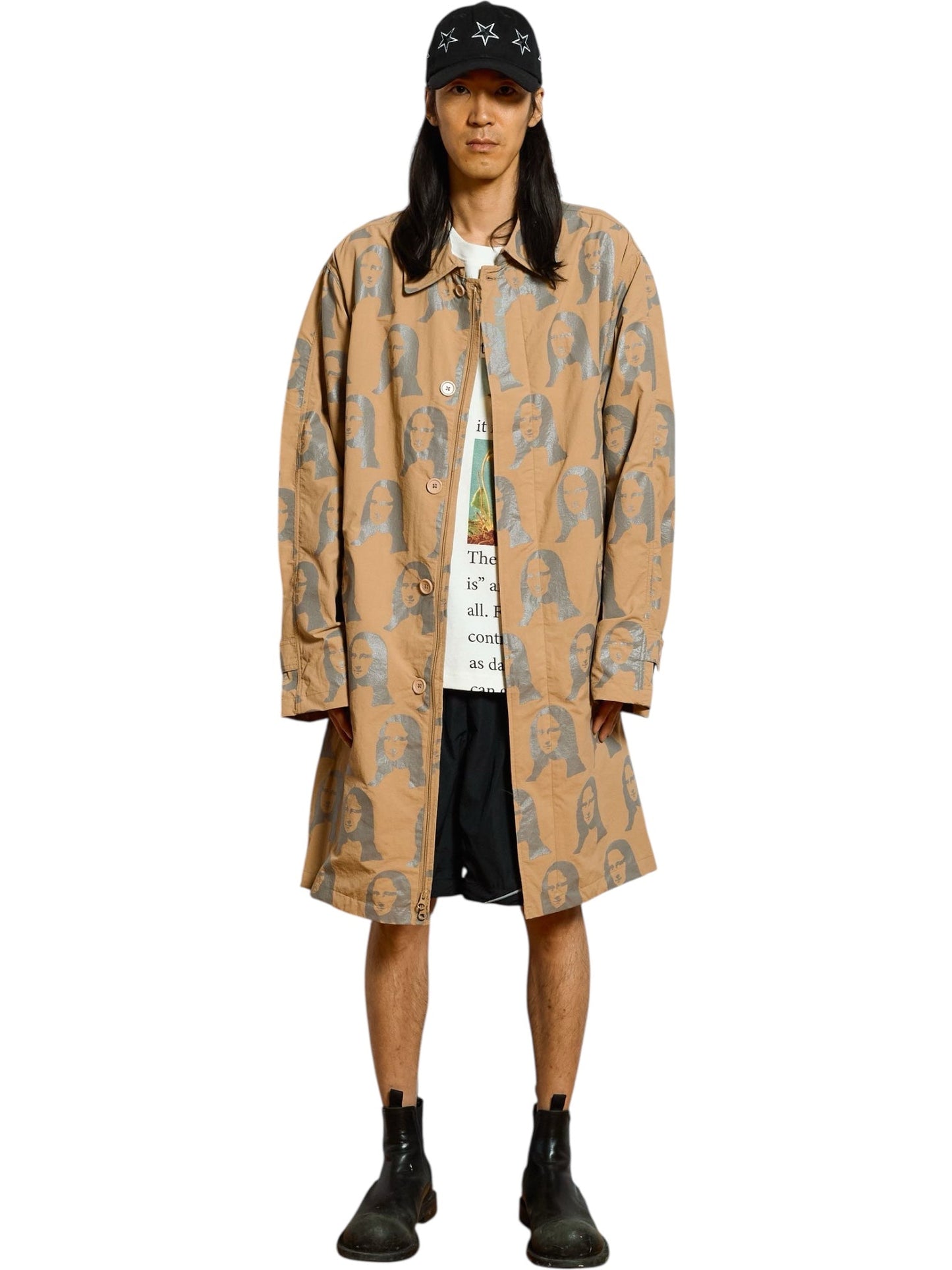 Pleasures Mona Single Breasted Coat Beige