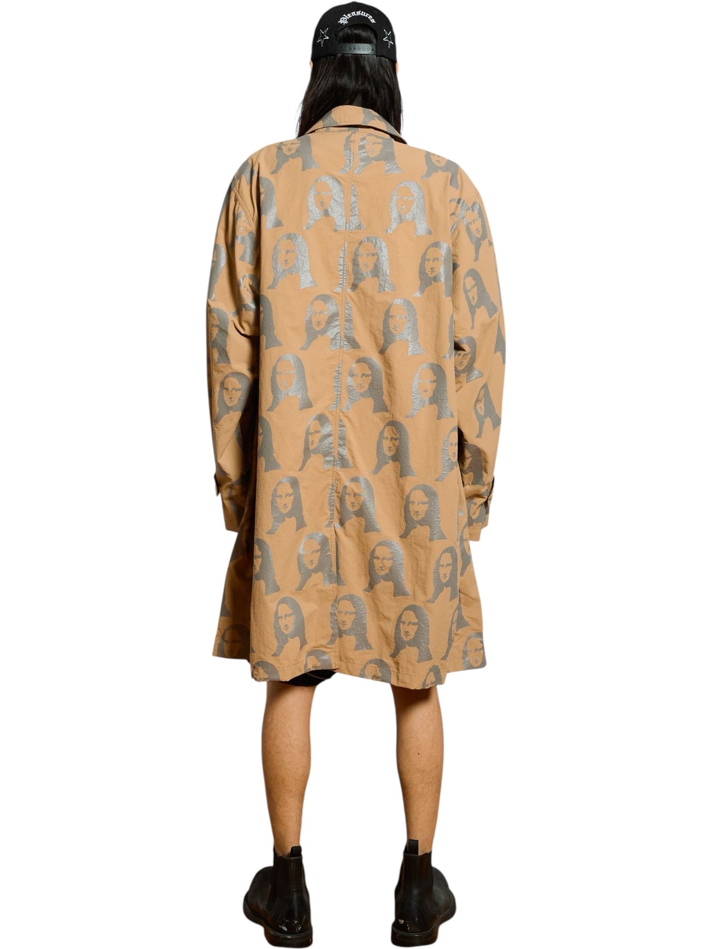 Pleasures Mona Single Breasted Coat Beige