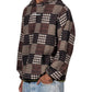 Probus Pleasures P26F008 Madras Poncho Hoodie BRN Pleasures P26F008 Madras Poncho Hoodie BRN BROWN