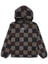 Probus Pleasures P26F008 Madras Poncho Hoodie BRN Pleasures P26F008 Madras Poncho Hoodie BRN BROWN
