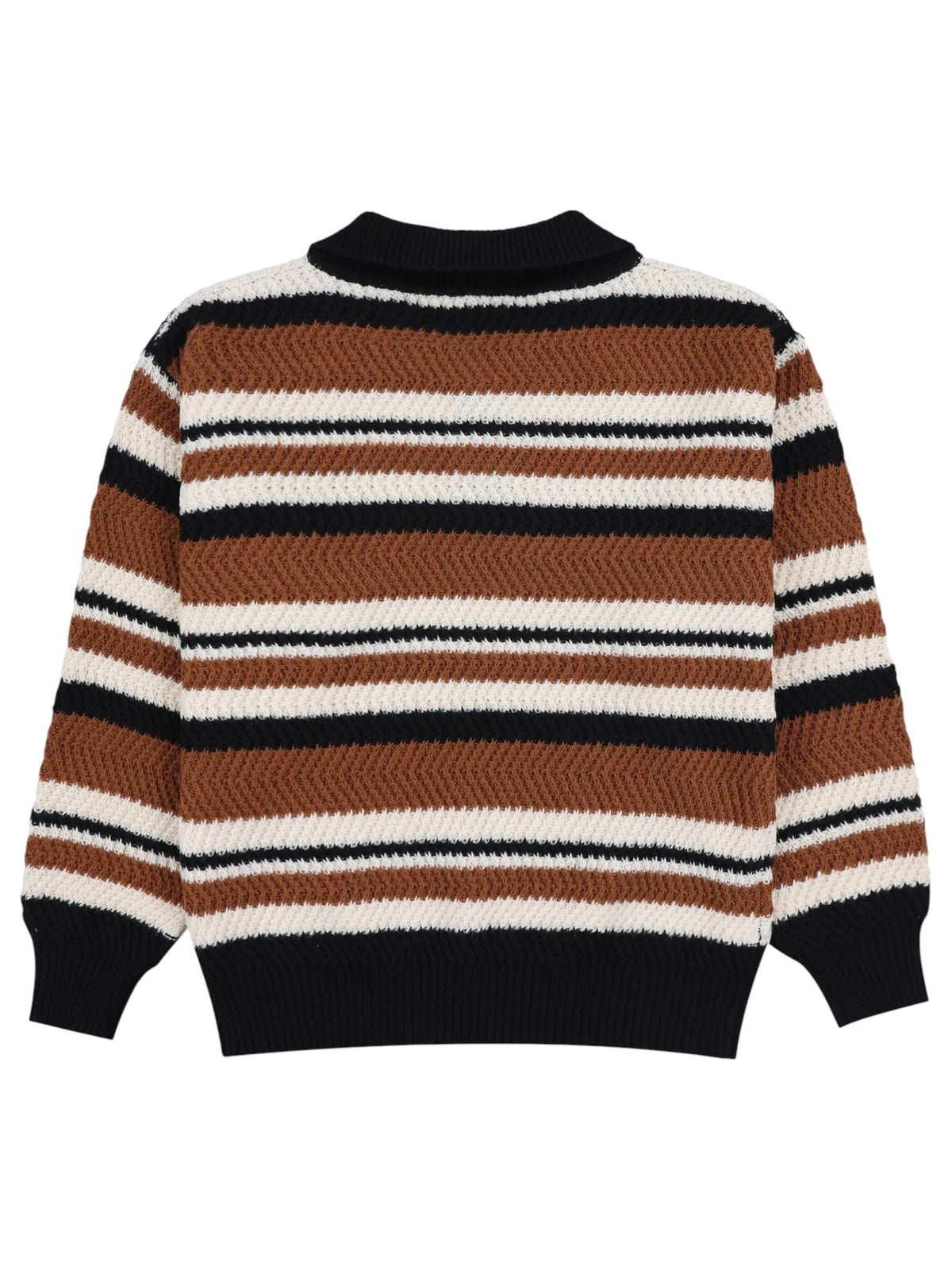 Probus Pleasures P26F018 Cooper Polo Sweater BRN Pleasures P26F018 Cooper Polo Sweater BRN BROWN