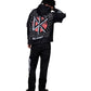 Probus Pleasures P26FDK002 Kennedys Layered Hoodie BLK Pleasures P26FDK002 Kennedys Layered Hoodie BLK BLACK