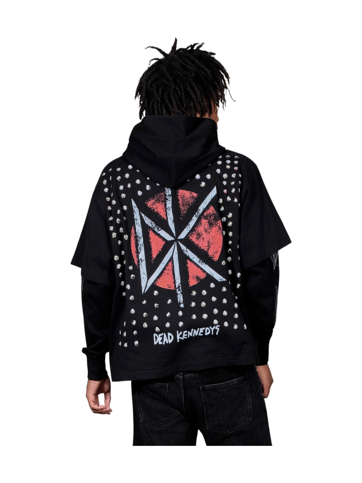 Probus Pleasures P26FDK002 Kennedys Layered Hoodie BLK Pleasures P26FDK002 Kennedys Layered Hoodie BLK BLACK
