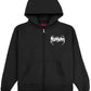 Pleasures Pond Zip Hoodie Black