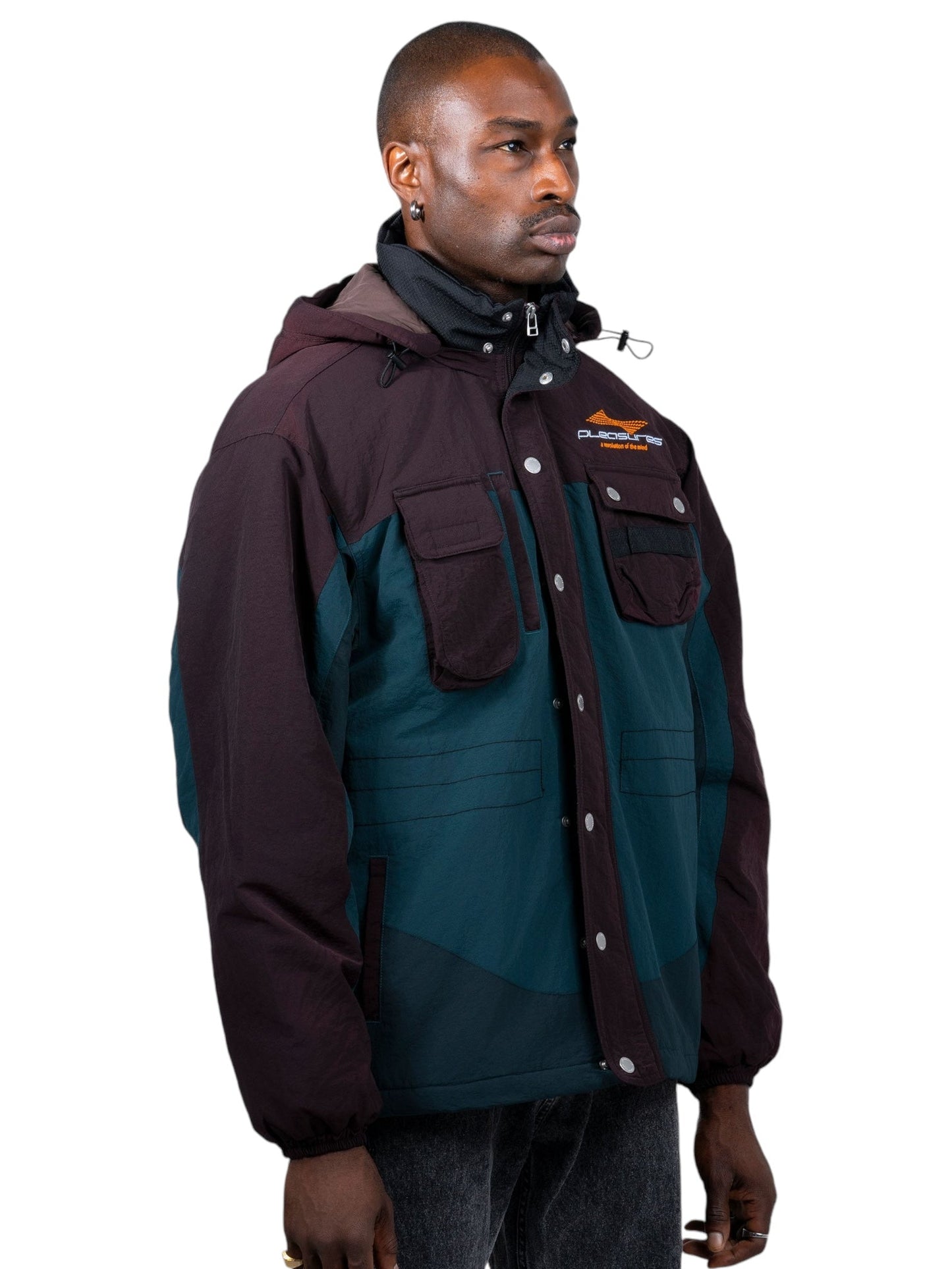 Pleasures Revolution Outdoor Jacket in Black