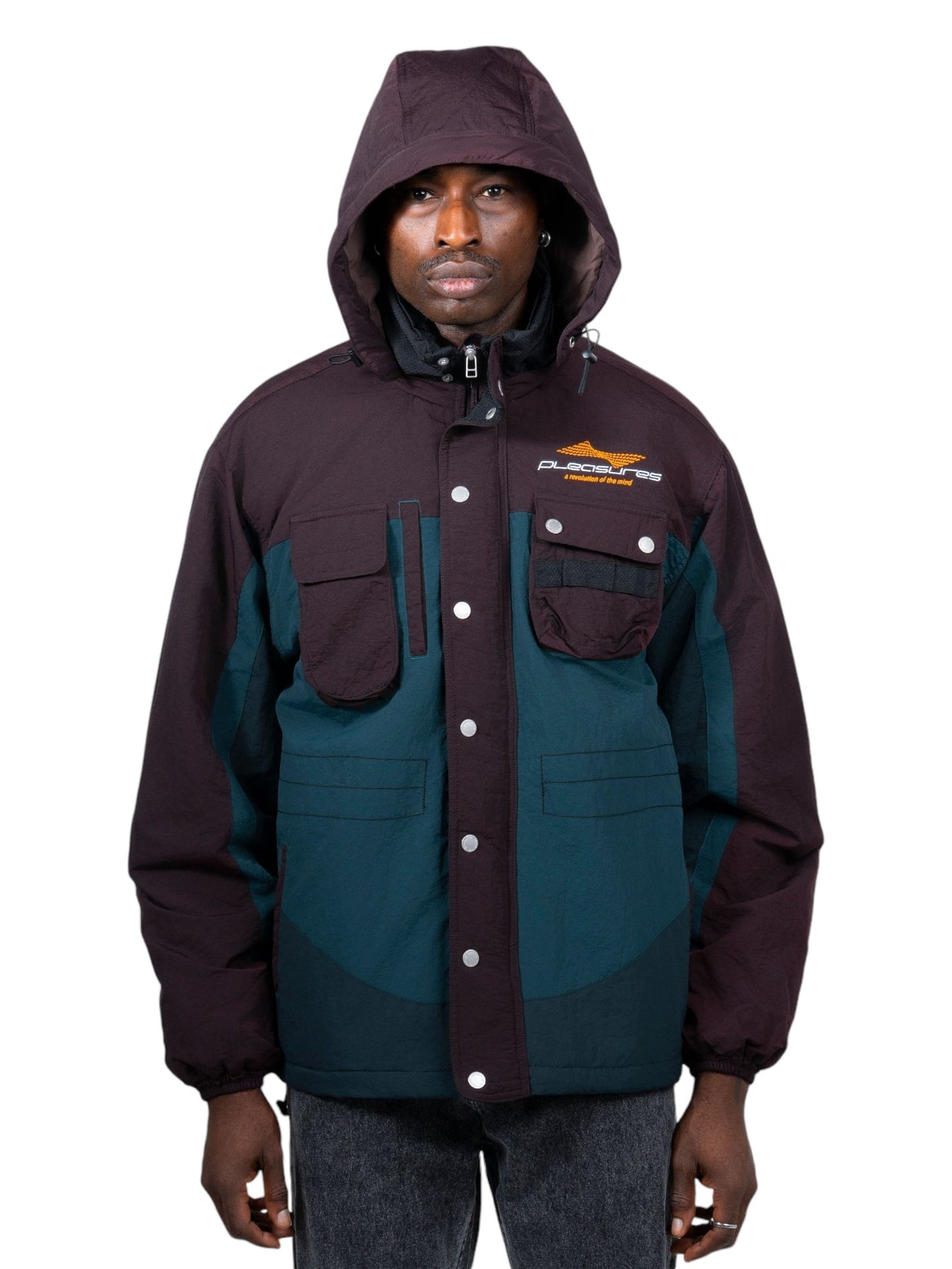 Pleasures Revolution Outdoor Jacket in Black