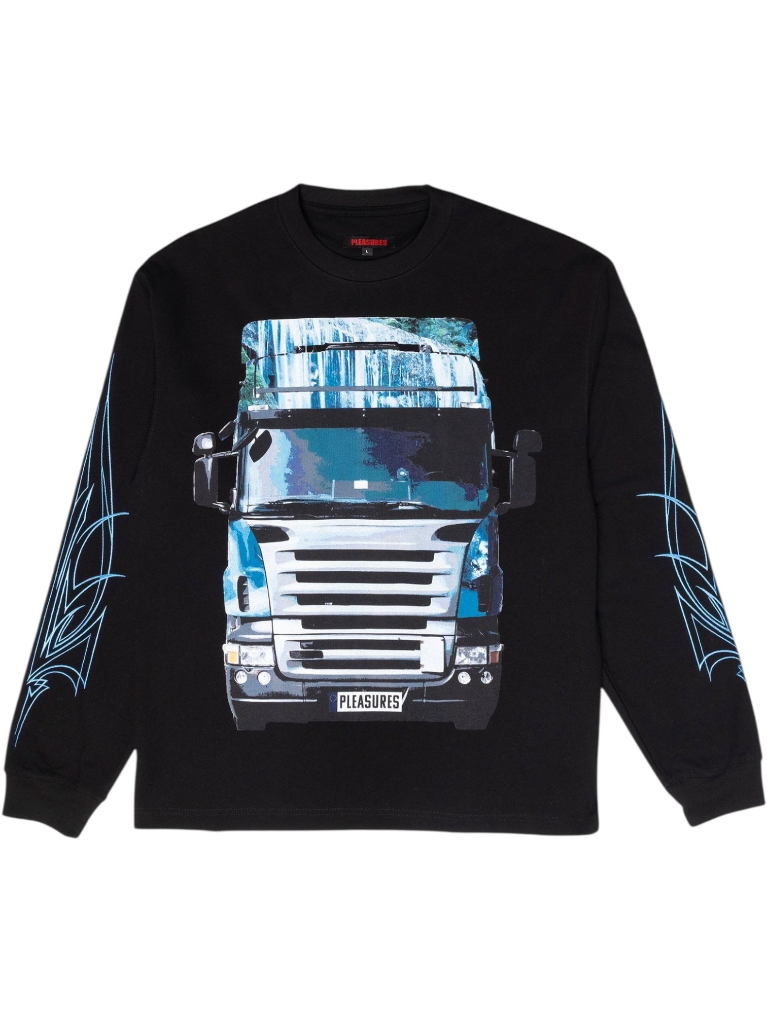 Pleasures Semi Heavyweight Long Sleeve Shirt Black