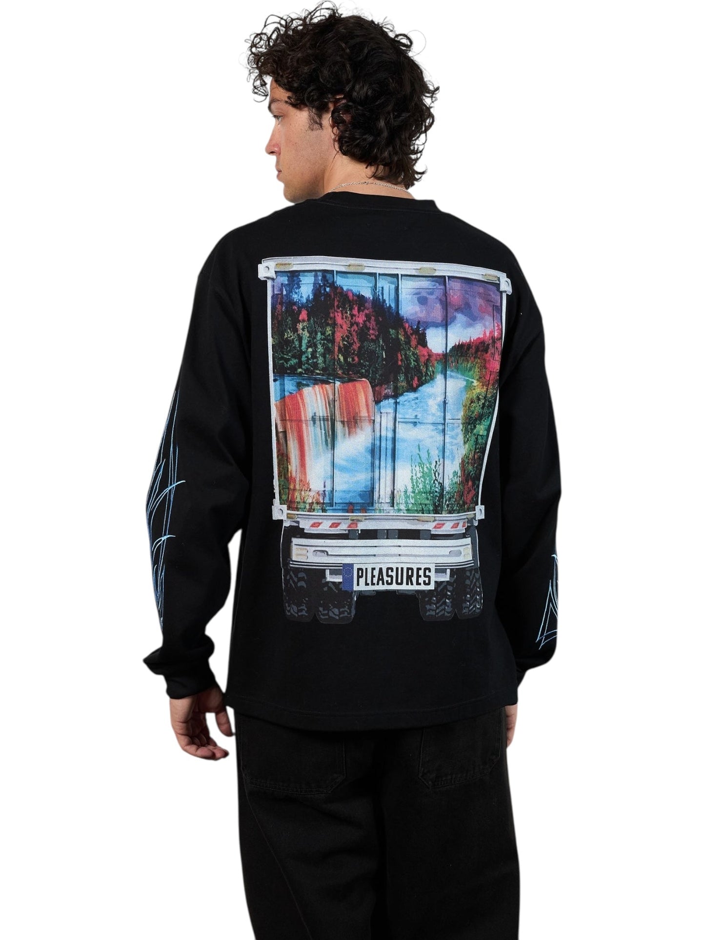 Pleasures Semi Heavyweight Long Sleeve Shirt Black