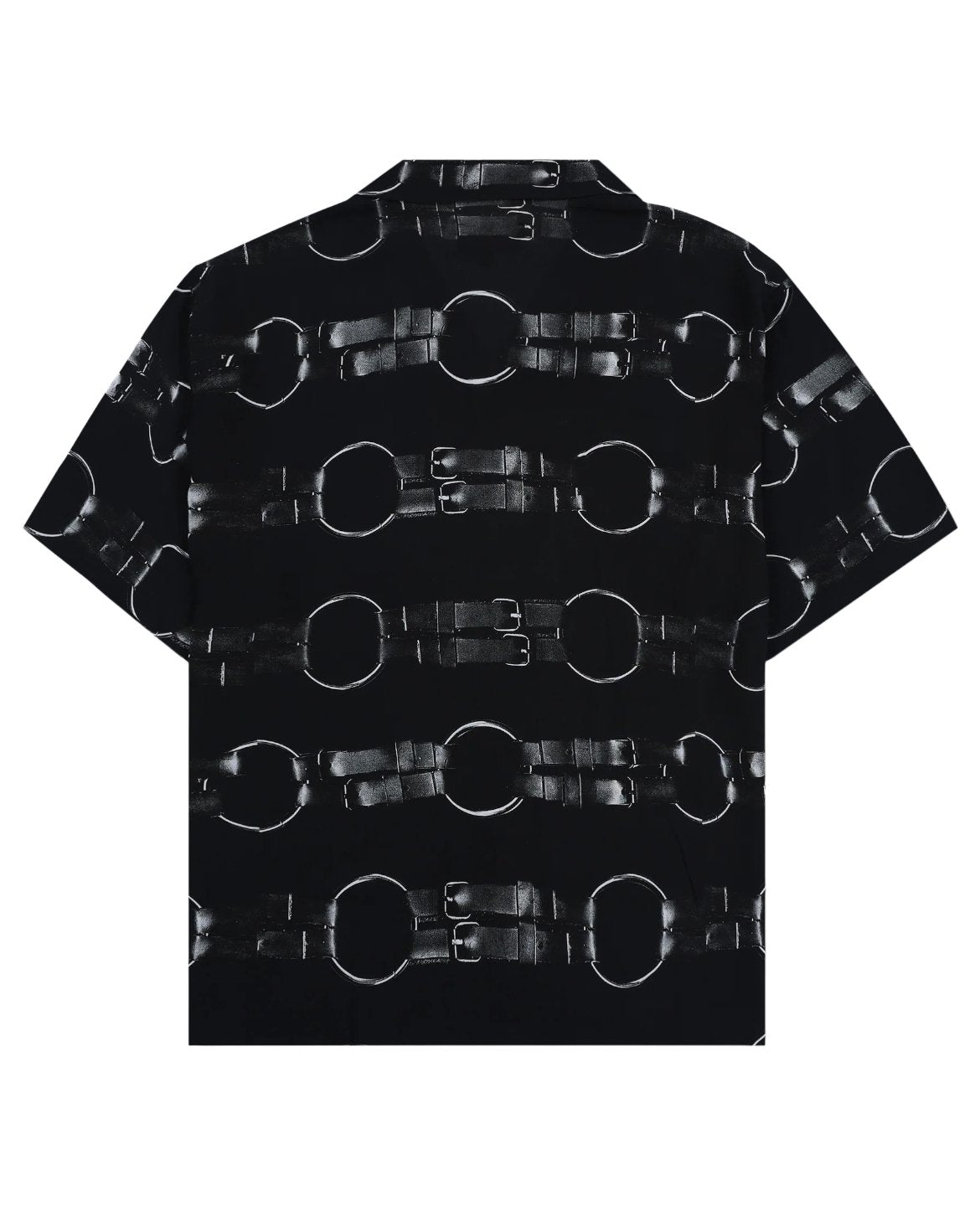 Pleasures Straps Button Down Shirt In Black